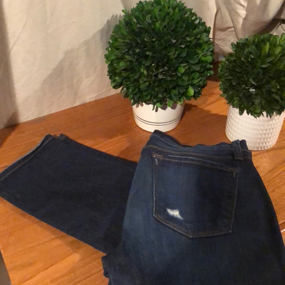 J Brand Skinny Ripped Jeans